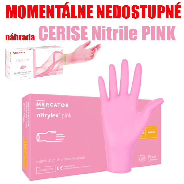 Nitrylex Pink Rukavice Mercator TOPDENTAL